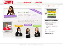 Tablet Screenshot of actil.com
